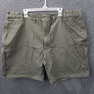Carhartt Shorts Men's 44 Olive Green Canvas Carpenter Workwear